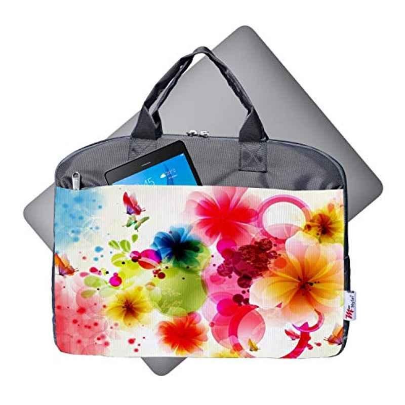 My Fav Bright Floral Print Office Laptop Bag, MFLS028
