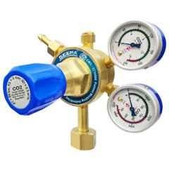 Seema 38.33lpm Forged Brass Single Stage Heavy Duty Carbon Dioxide Gas Pressure Regulator, S.S.DG.HD.CO2-6 (ISI Certified)