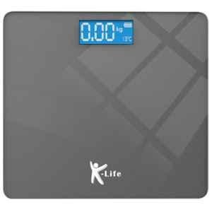 K-Life 180kg Digital Grey Personal Electronic Body Weight Machine, WS-101