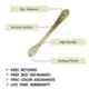 Atom 548 8 inch Brass Antique Finish Zinc Cabinet Pull Handle (Pack of 6)