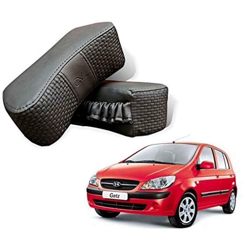 Kozdiko 2 Pcs Memory Foam Grey Car Vastra Neck Rest Cushion Set for Hyundai Getz, koz_5413