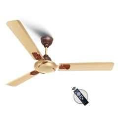 Longway Creta P1 50W Golden Remote Controlled Ceiling Fan, Sweep: 1200 mm