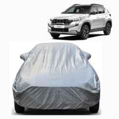Aarex Auto Polyester Silver 100% Waterproof Car Body Cover with Mirror Pocket, Cotton Layer, Triple Stitched & Adjustable Belt for Maruti Suzuki Swift All Models (2005-2024)