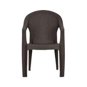 Nilkamal Exotica Plastic Brown Outdoor Chair