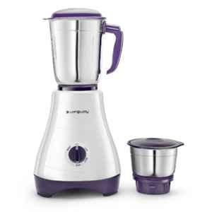 Longway Neo Plus 650W ABS White & Purple Mixer Grinder with 2 Stainless Steel Jars & 2 Years Warranty