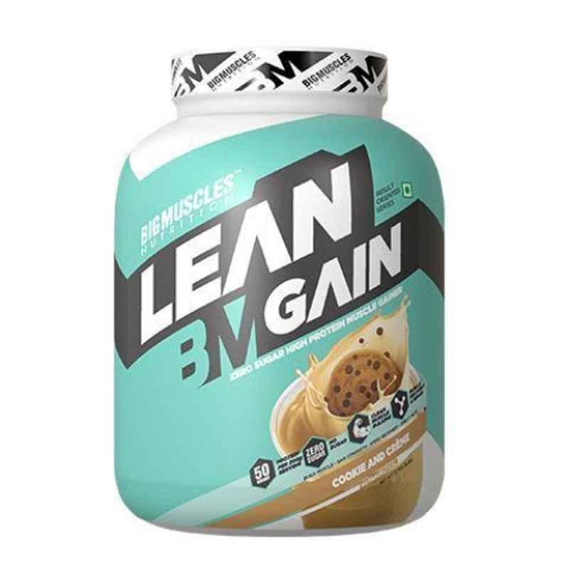 Big Muscles 5kg Cookies & Cream Lean Gain Muscle Gainer