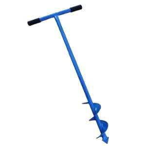 MAXAGRO 4 inch Blue Heavy Duty Manual Post Hole Digger & Auger
