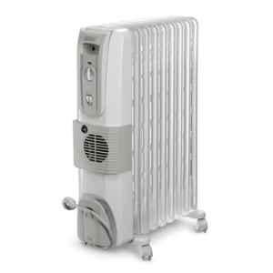 Delonghi 3000W White 12 Fins Oil Filled Radiator with Fan, KH771230V