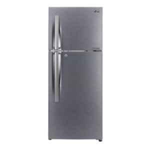 LG 260L 2 Star Dazzle Steel Double Door Frost Free Refrigerator, GL-N292RDSY