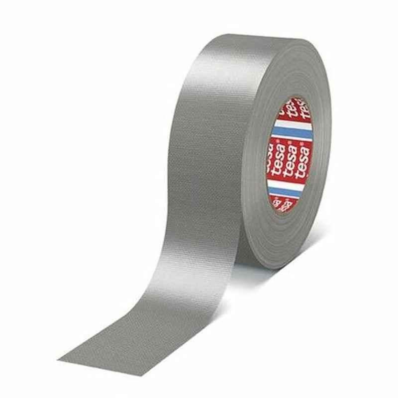 Tesa Cloth Tape, 4688, 50 mmx50 m, Silver Grey