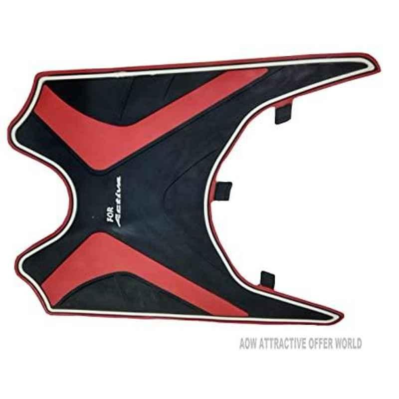 Buy AOW Tow Wheeler Foot MAT (Red) Type-1 for Honda Activa 4G