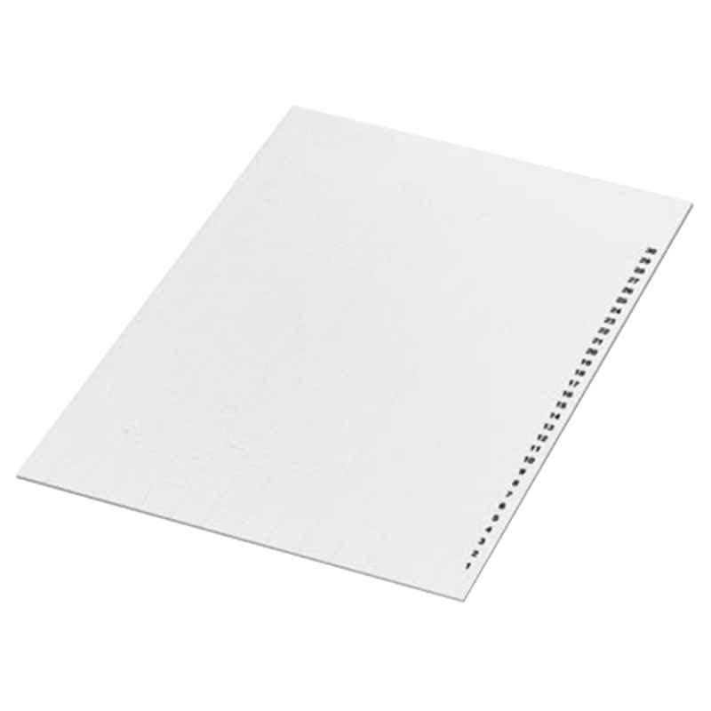 Schneider Linergy TR 15x4mm White Sheet Of Blank Legend, NSYTRABCP1 (Set of 10)