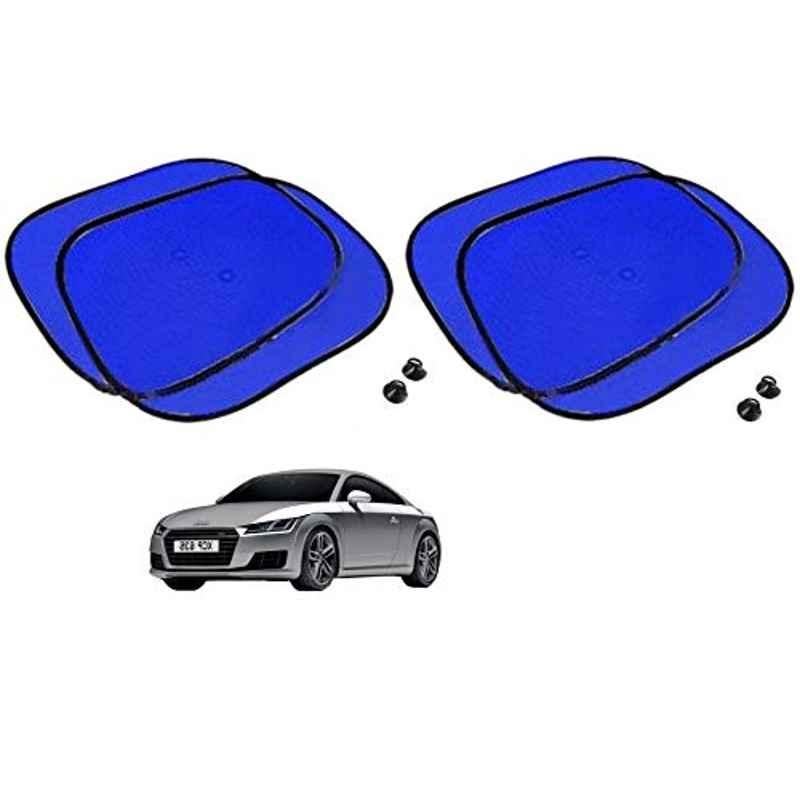 Kozdiko 4 Pcs Blue Chipkoo Car Window Sunshade Curtain Set for Audi TT, koz_83033