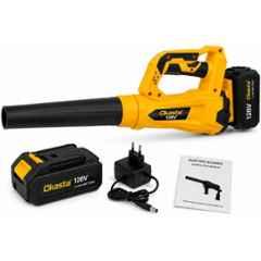 Okasta 128V 22000rpm Cordless Turbo Jet Air Blower with Brushless Motor, Battery & Charger