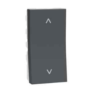 Schneider Electric Miluz Zeta 10A 1 Module Polycarbonate & Polyamide Anthracite Switch, MZSW101M2W_AN