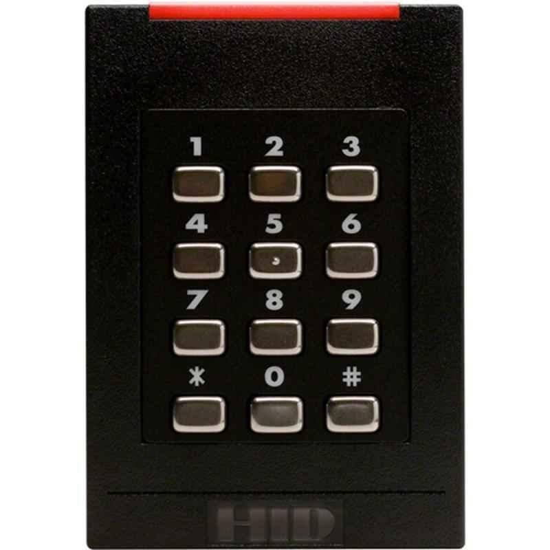 HID iCLASS SE Card Reader with Keypad, Custom Keyset & Configuration, 921NTNNEK0002K