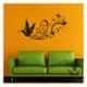 Kayra Decor 72x34 inch PVC Humming Bird Wall Design Stencil, KHSNT268