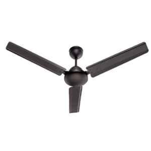 Airelec Gloria Alpha Eco 28W 350rpm 5 Star Smoke Brown 3 Blade BLDC Ceiling Fan with Remote & 2 Years Warranty, AIRCFAE1-01, Sweep: 1200 mm
