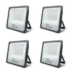 Murphy 150W 6500K Aluminium Cool White LED Flood Light for Outdoor (Pack of 4)