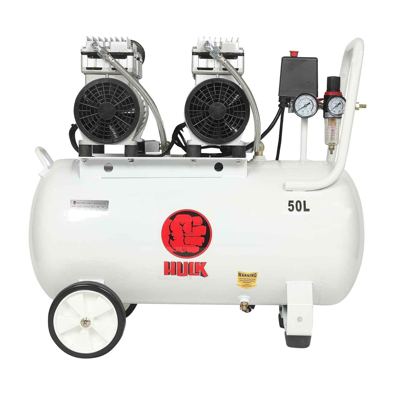 Oilless Silent Compressor 25 lt / 2 Hp