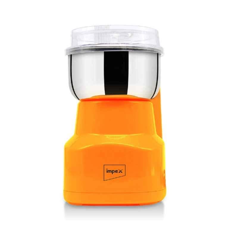 Impex 150W Orange Coffee Grinder with Overheat Protection, CG 3401