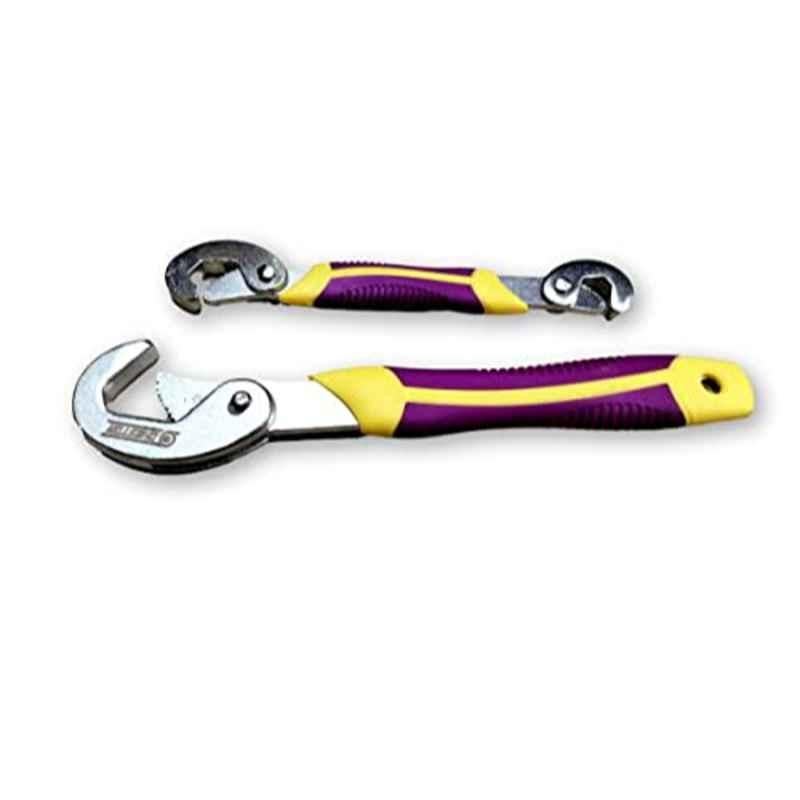 Cheston 2 Pcs Stainless Steel Universal Multi Function Wrench Spanner Set