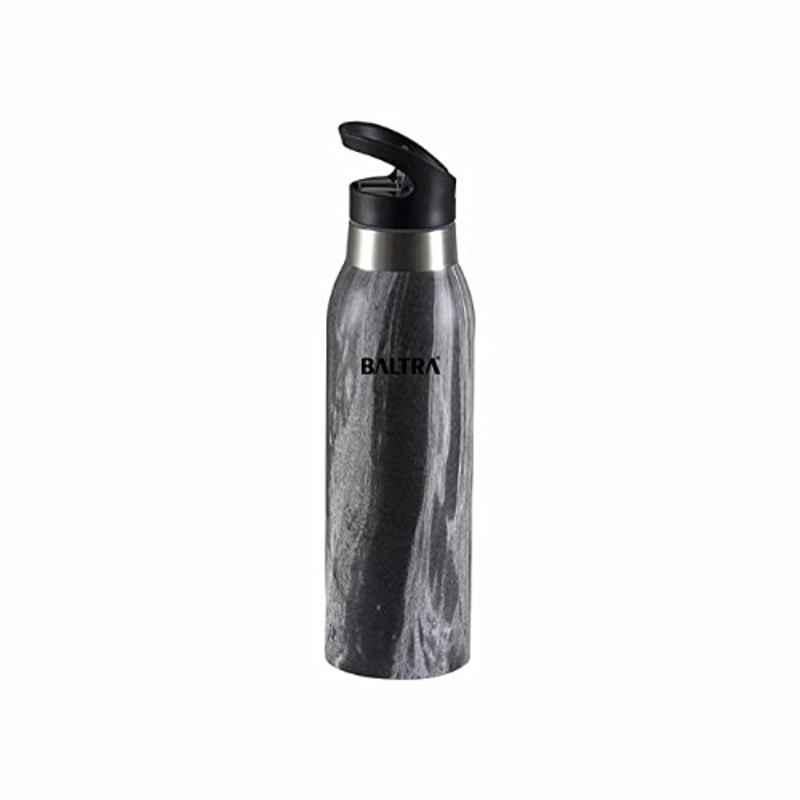 Baltra Twin 500ml Stainless Steel Grey Hot & Cold Thermosteel Water Bottle, BSL 266