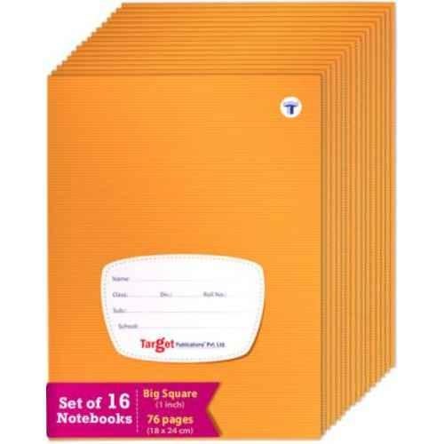 Buy Target Publications A5 76 Pages Brown Ruled Big Square Maths