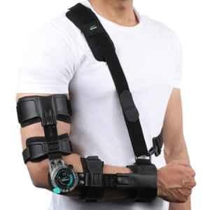 Tynor ROM Black Left Elbow Brace, Size: Universal