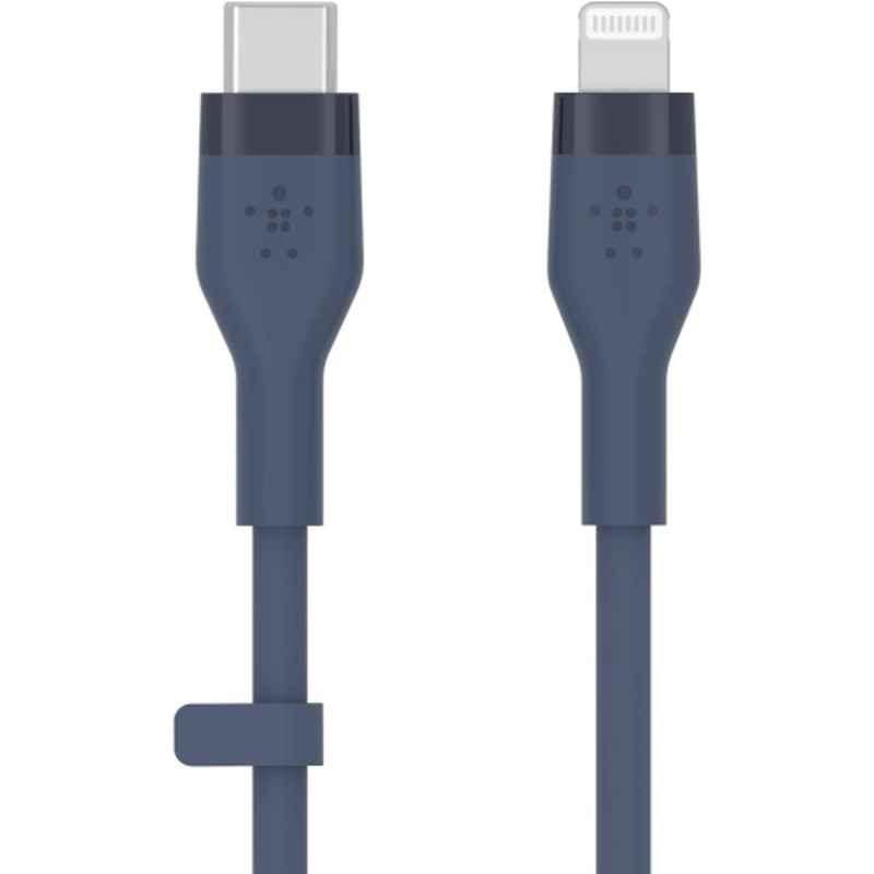 Belkin 1m Blue Silicone USB-A to Lightning Cable, BKN-CAA008BT1MBL