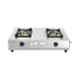 Good Flame Stelo 2 Burners Manual Ignition Stainless Steel Gas Stove with ISI Quality Mark & 1 Year Warranty, GF001