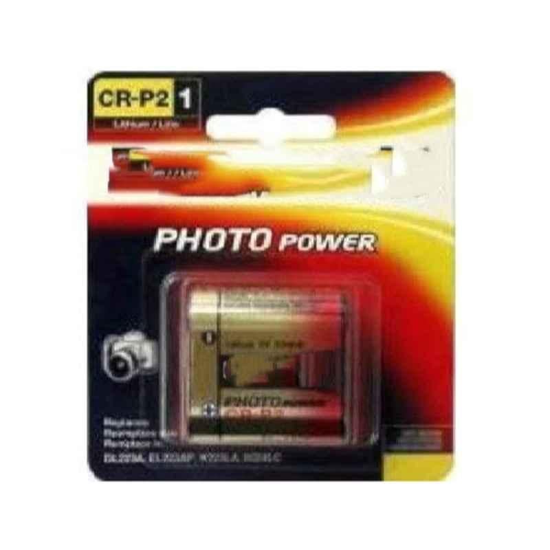 Panasonic CR-P2 4 Pcs 6V Lithium Battery Set, 223A