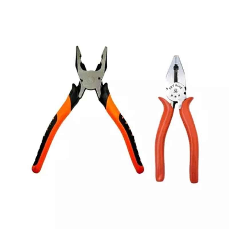 Sky Blue 2 Pcs 7.8 inch Groove Plier Combo, SBE_PLIER_COMBOS_COMBO_399