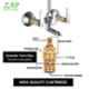 ZAP Brass Arrow 2 In 1 Wall Mixer with Crutch & Multi Flow Hand Shower with 1.5m Flexible Tube