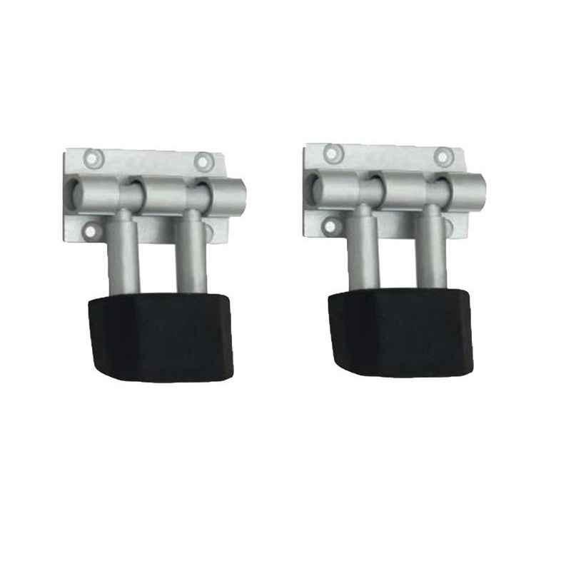 Smart Shophar 3 inch Stainless Steel Silver Rolex Door Stopper, SHA40ST-ROLX-SL03-P2 (Pack of 2)