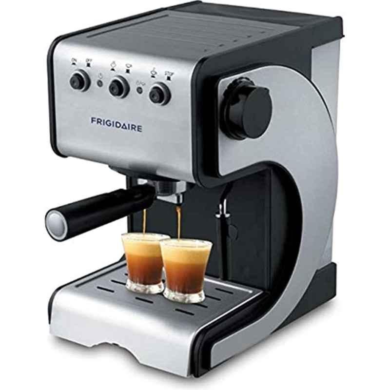 Frigidaire 1050W Stainless Steel Espresso & Cappuccino Maker with Decoration Panel, FD7189