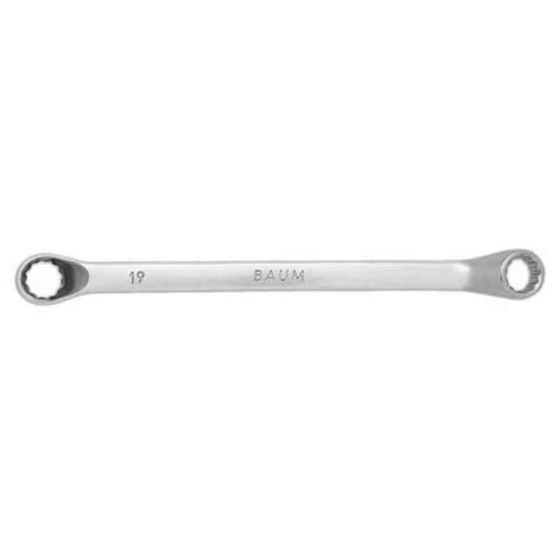 Baum 23E/12M-II 12 Pcs Bi-Hexagon Ring Spanner Set in Box Packaging, Art-23E