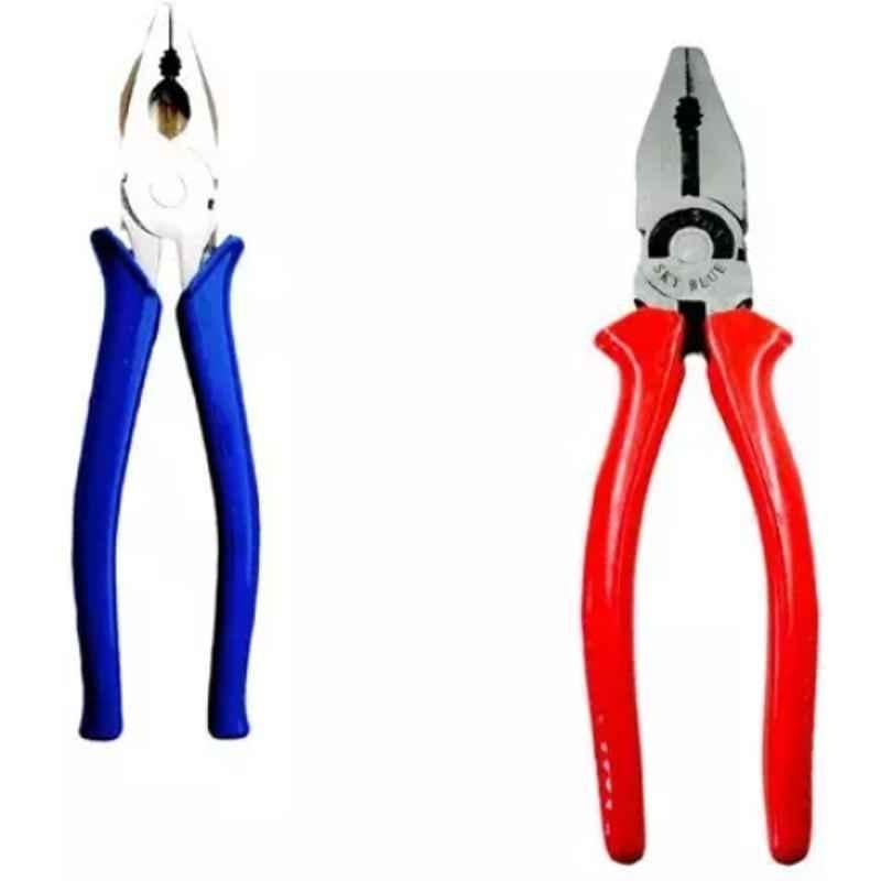 Sky Blue 2 Pcs 7.8 inch Groove Plier Combo, SBE_PLIER_COMBO_MOD_00190