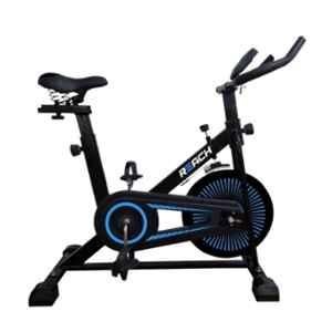 Reach Apollo Alloy Steel Black Spin Bike Exercise Fitness Cycle with 6.5 kg Flywheel