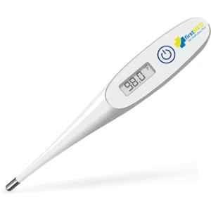 Firstmed White Digital Hard Tip Medical Digital Thermometer, DT-101