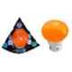Nordusk Nova B 0.5W B22 Orange LED Night Bulb, NNBU-17 (Pack of 12)