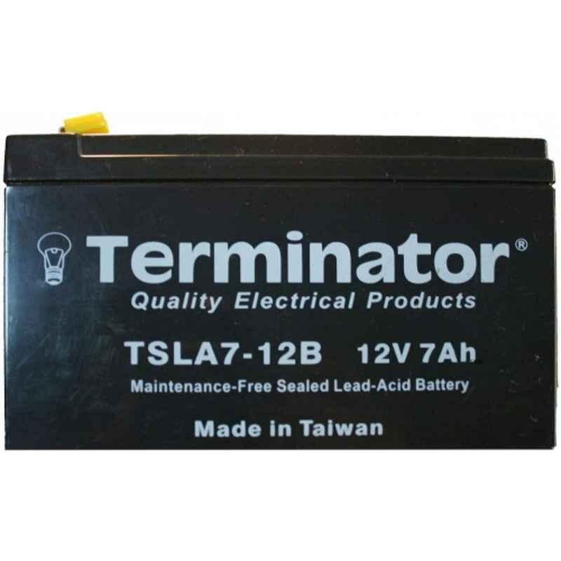 Terminator 12V 7Ah Sealed Lead Acid Battery, TSLA7-12B