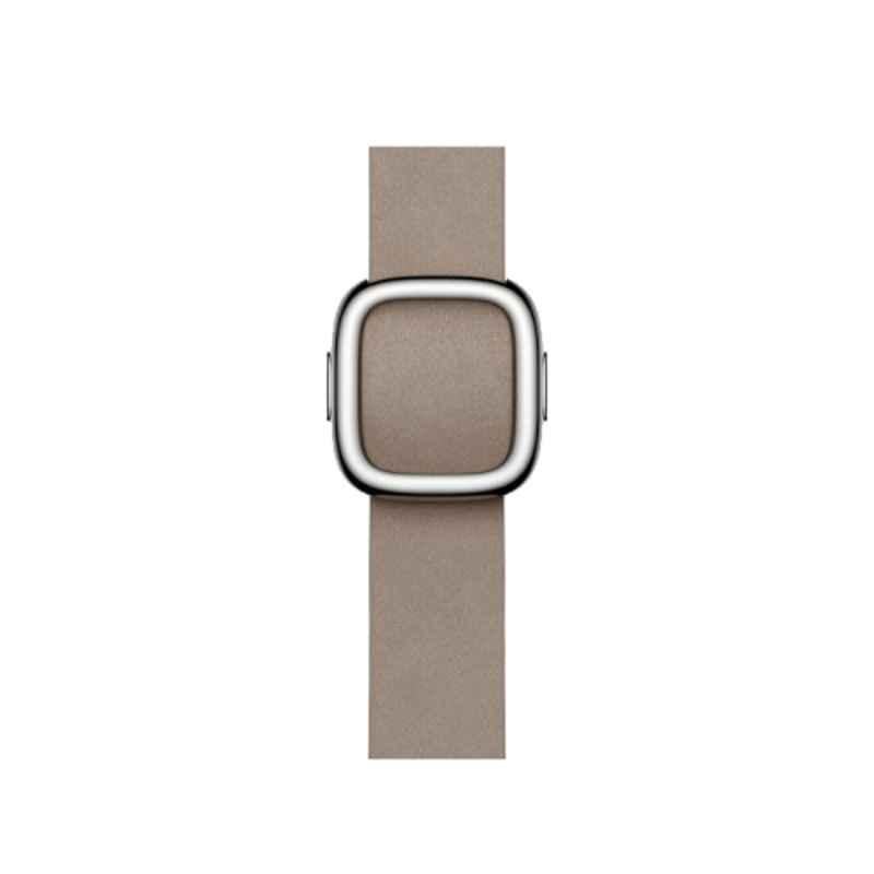 Apple MUHE3ZE/A 41mm FineWoven Tan Modern Buckle, Size: Small