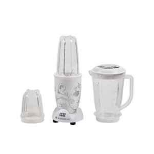 Wonderchef Nutri-Blend 400W Black Juicer Mixer Grinder & Blender with 3 Unbreakable Jars, 63152293