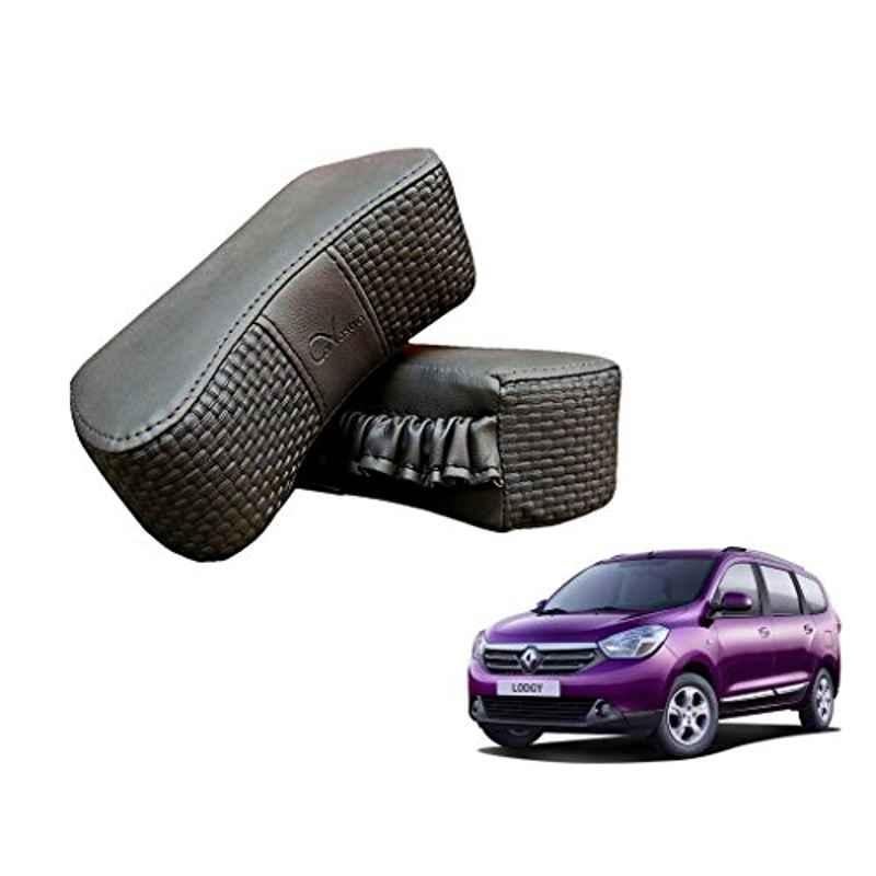 Kozdiko 2 Pcs Memory Foam Grey Luxurious Neck Rest Cushion Pillow Set for Renault Lodgy