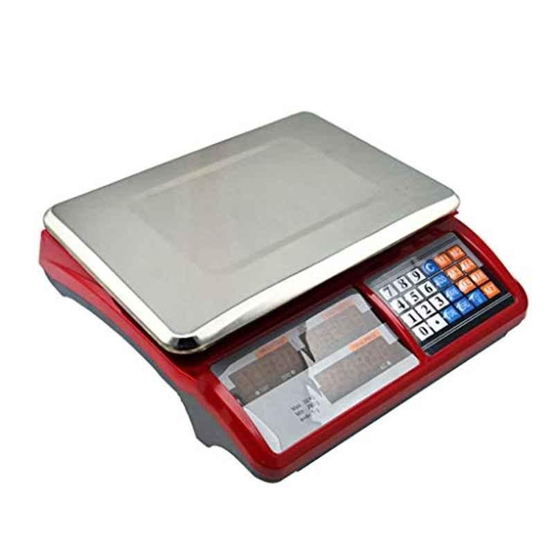 Zcy-Electronic Scale Electronic Kitchen Scale-30Kg6Lb Valuation Waterproof Electronic Platform Scale Precision Counting Fruit Vegetables Weighing Scales Es1019 (Capacity : 40Kg G)