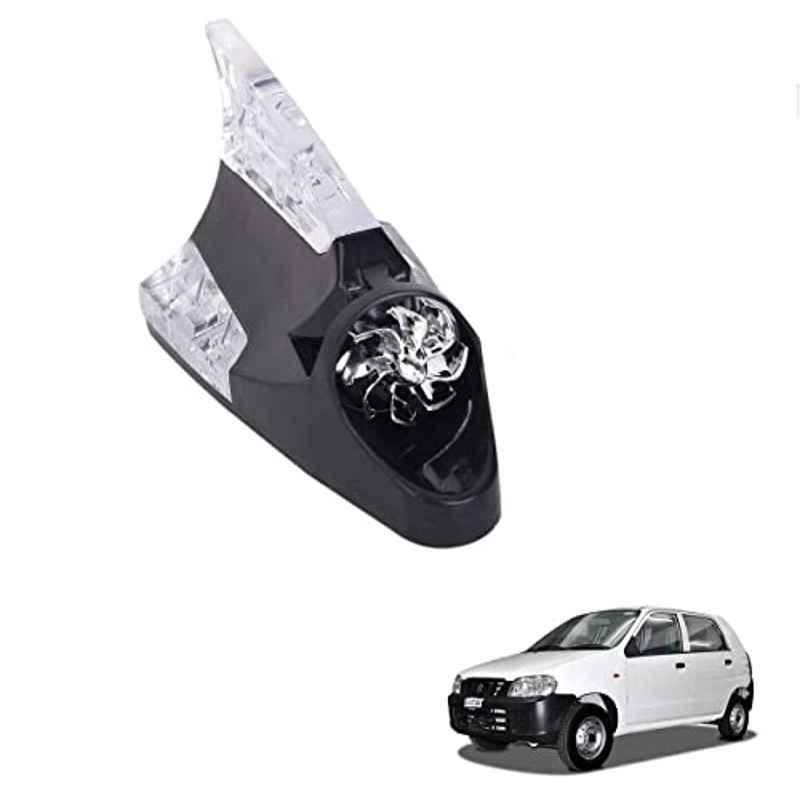 Kozdiko Black Auto Wind Power LED Light Shark Fin Car Antenna for Maruti Suzuki Alto