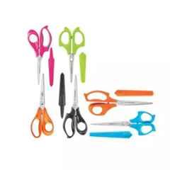 Munix M Style 6 Pcs Stainless Steel Assorted Scissor Set with Safety Cap