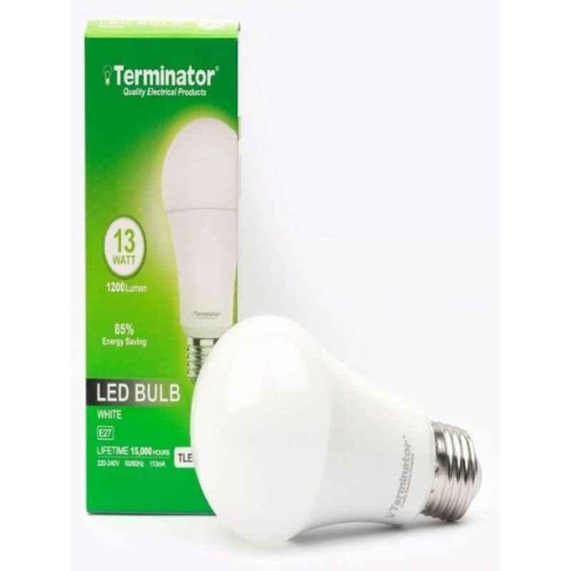Terminator 13W 220-240V E27 6500K White LED Bulb, TLEDB-13W
