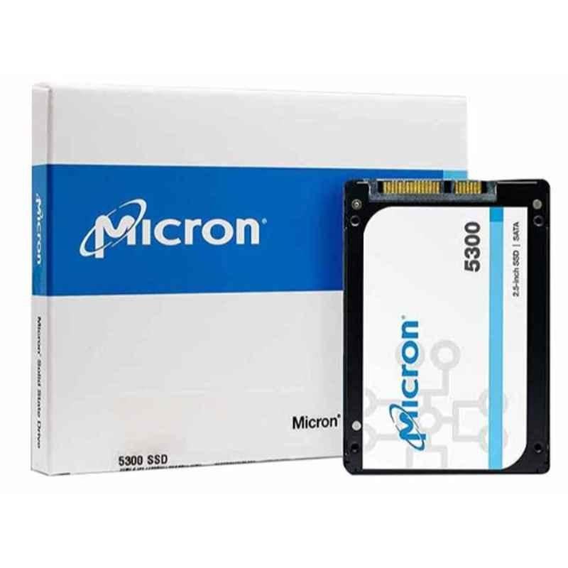Micron 5300 PRO 480GB SATA 2.5 inch (7mm) Non-SED Enterprise SSD (Single Pack), MTFDDAK480TDS-1AW1ZABYYR